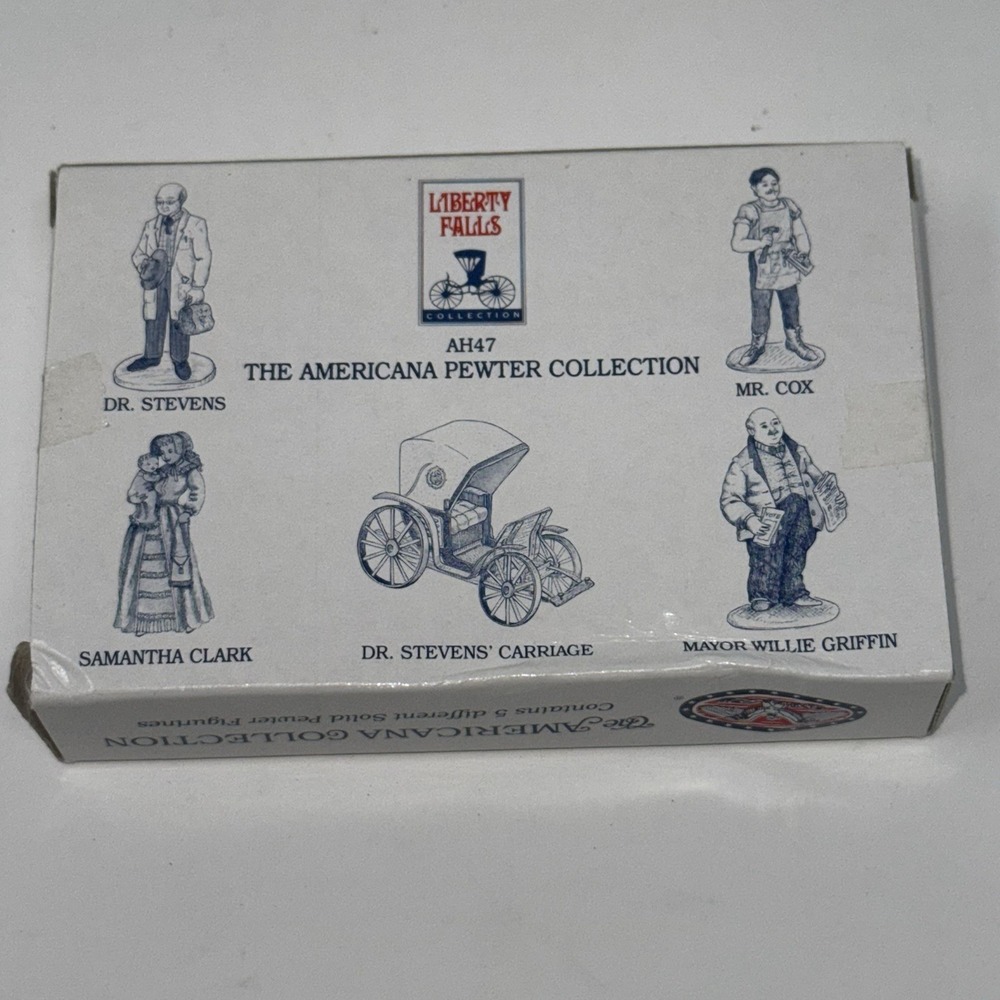 Vintage Set of The Americana Pewter Collection Figurines AH47